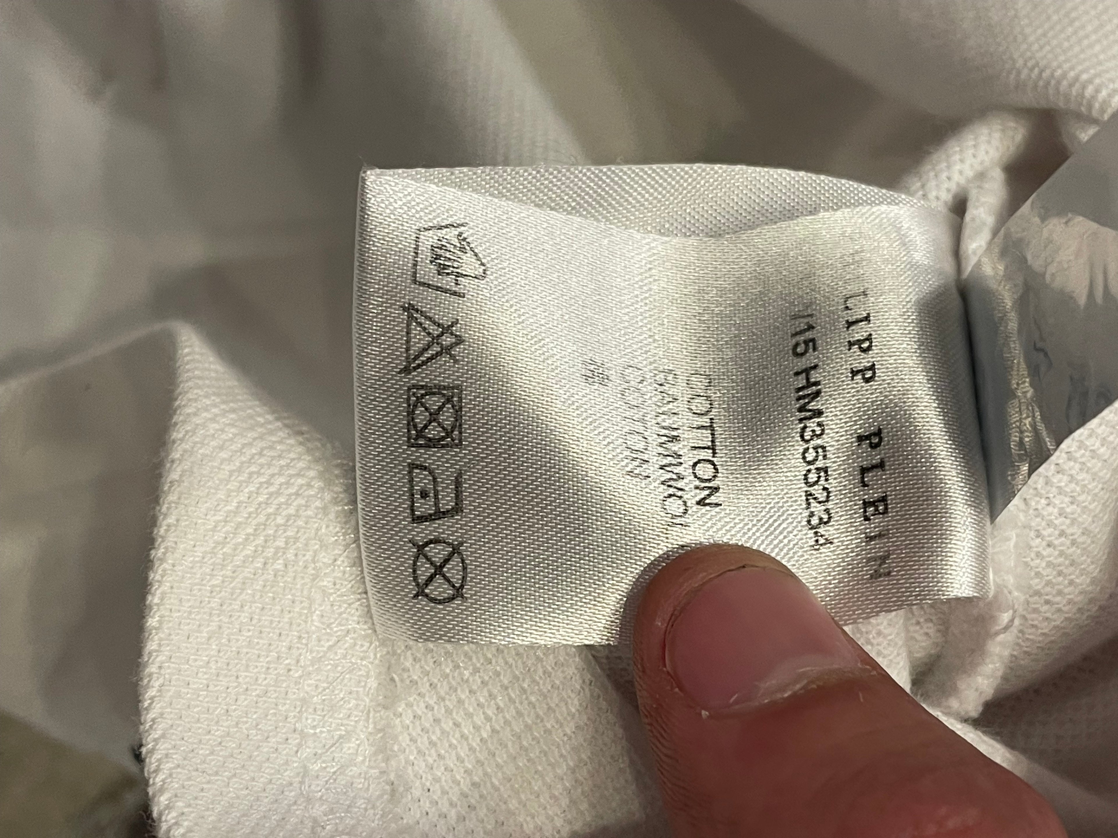 Polo Philipp Plein Blanco con Estampado de Calaveras Góticas / Urbanas talla S