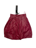 Falda PINKO Midi "Notorius" en Similpelle Color Frambuesa - talla 38