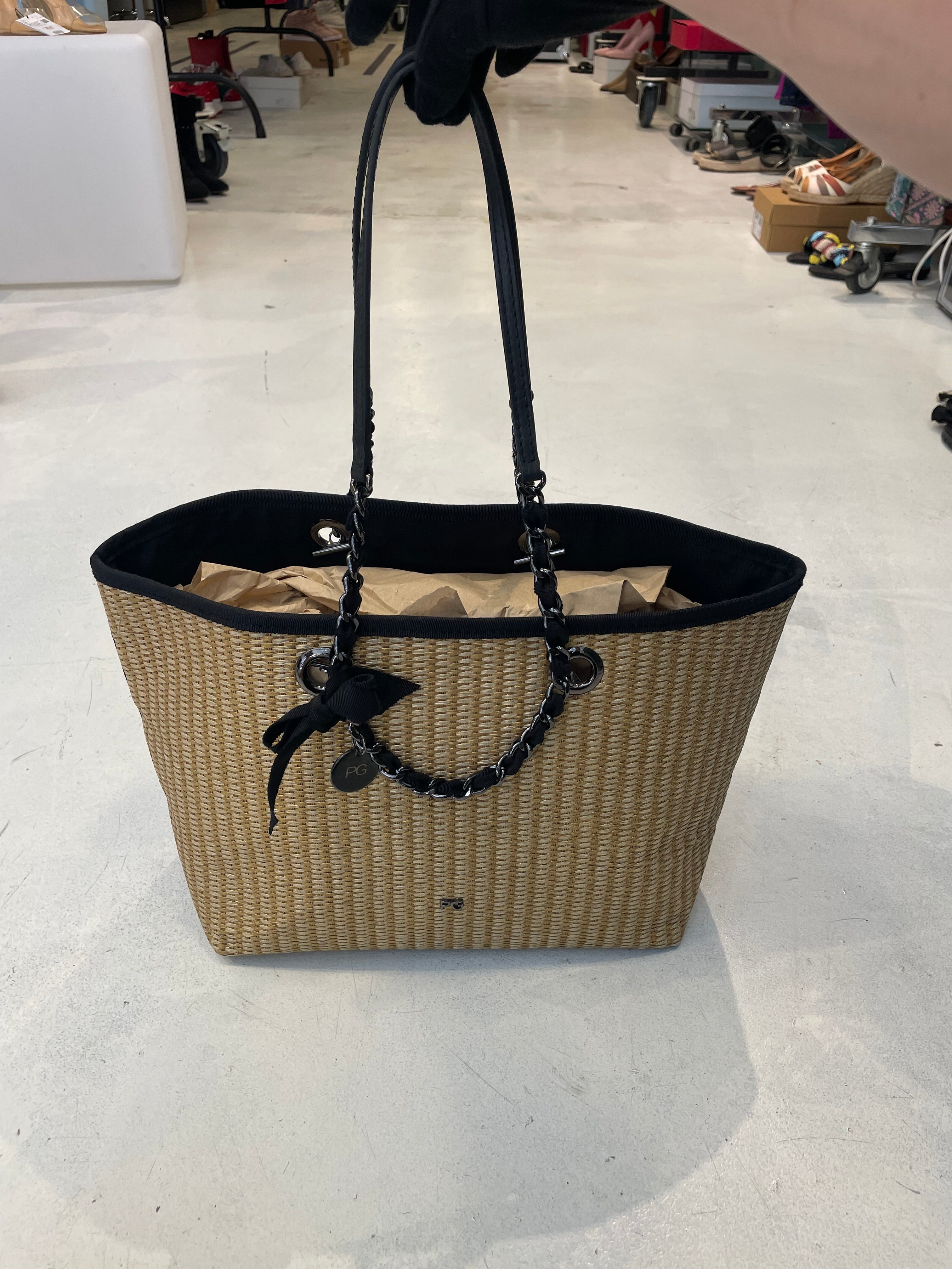Bolso Tote de Rafia/Paja Purificación García (PG) - Estilo Capazo Chic