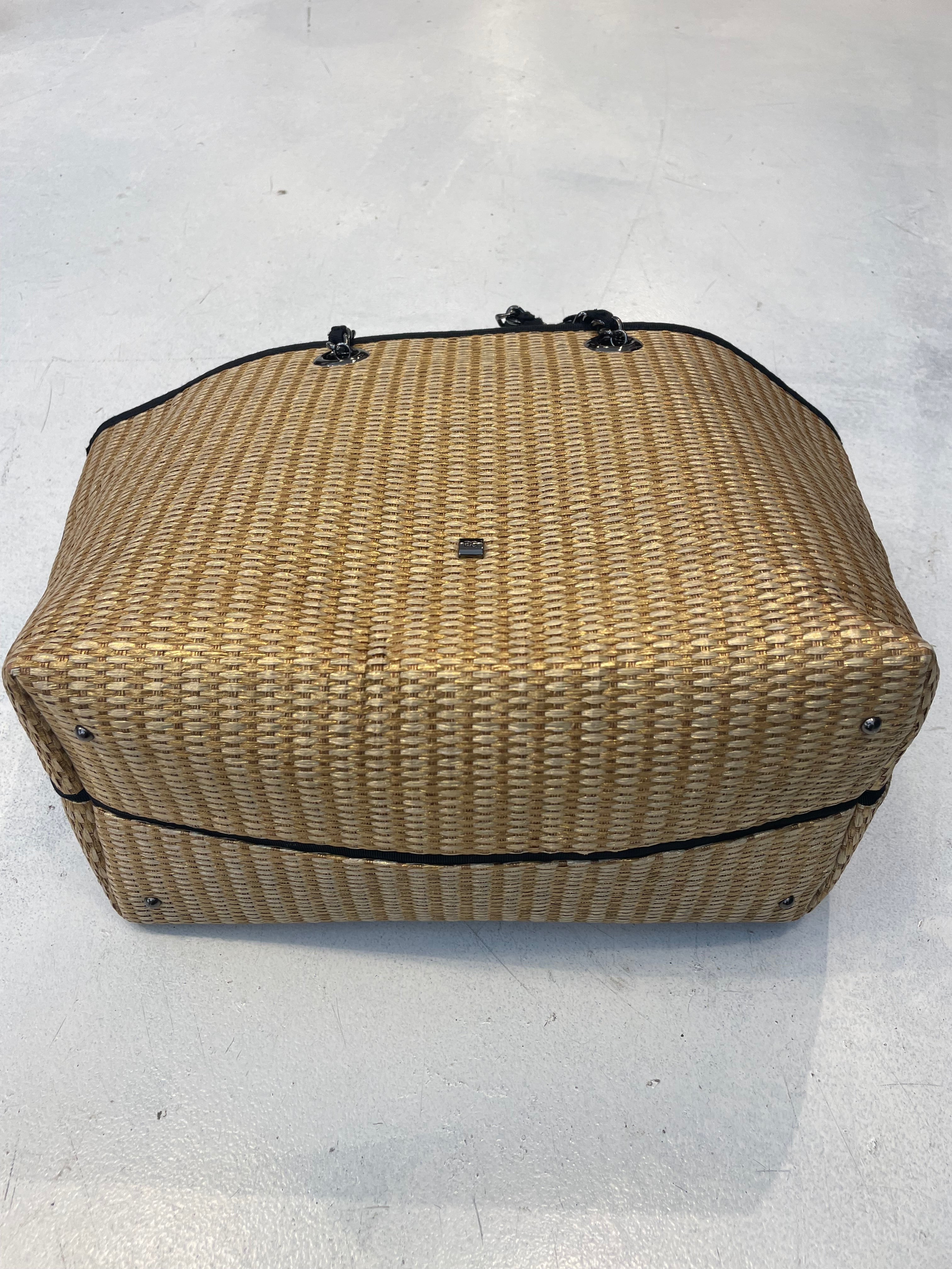 Bolso Tote de Rafia/Paja Purificación García (PG) - Estilo Capazo Chic