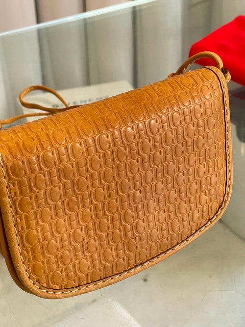 Bolso Bandolera Carolina Herrera (CH) Piel Grabada