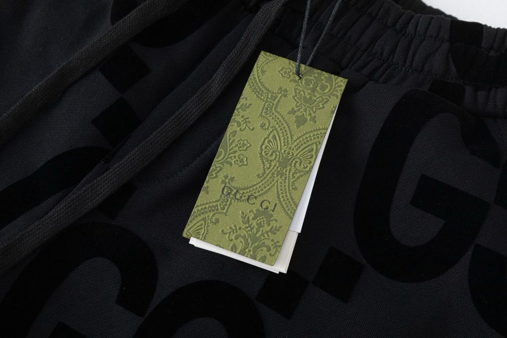 Bermudas de Chándal Gucci – Diseño Jumbo GG Negro