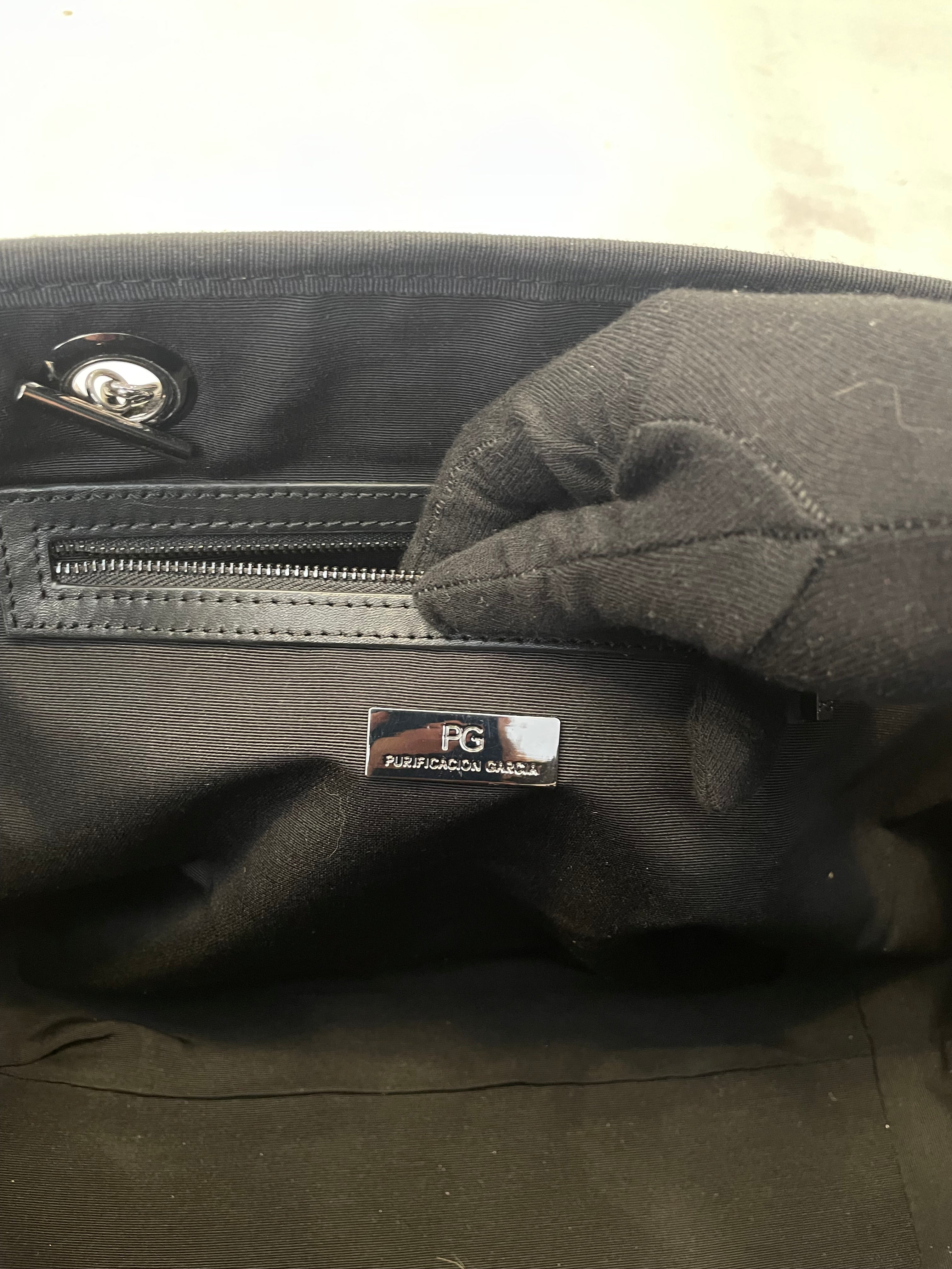Bolso Tote de Rafia/Paja Purificación García (PG) - Estilo Capazo Chic