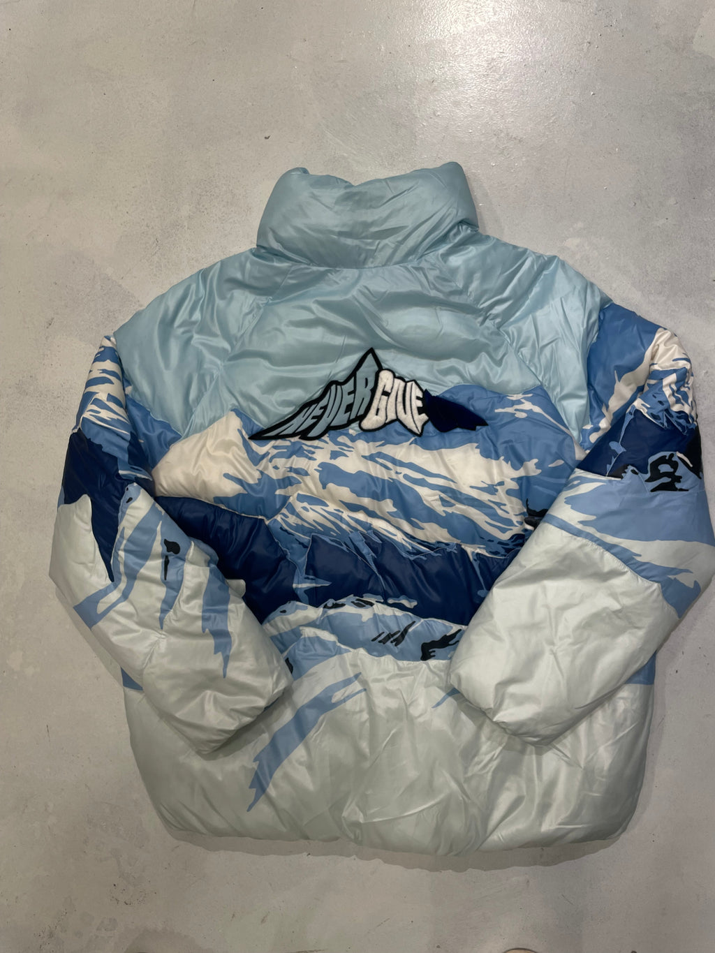 Chaqueta Plumífero PINKO Uniqueness - Estampado Ártico/Montaña
