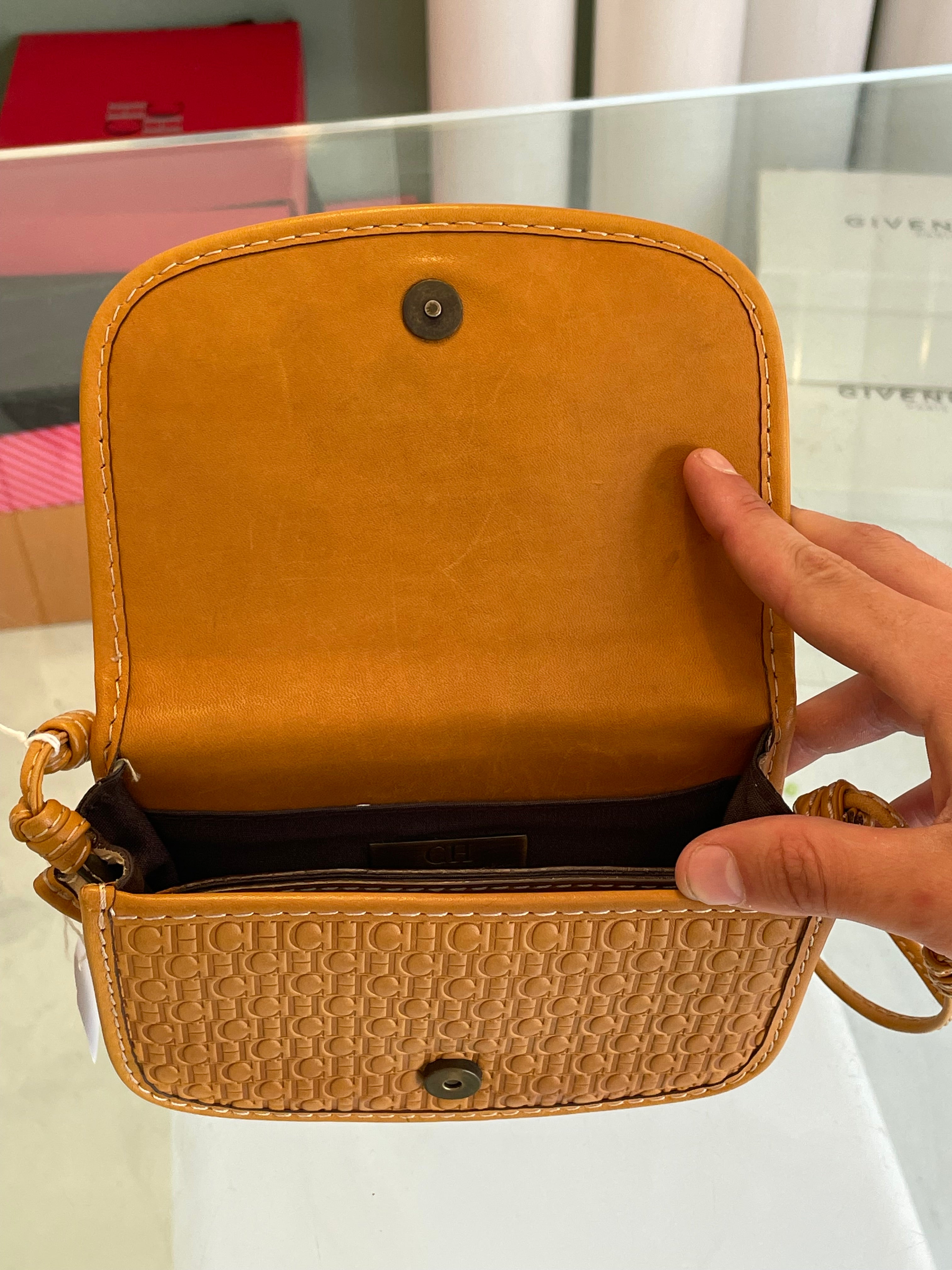 Bolso Bandolera Carolina Herrera (CH) Piel Grabada