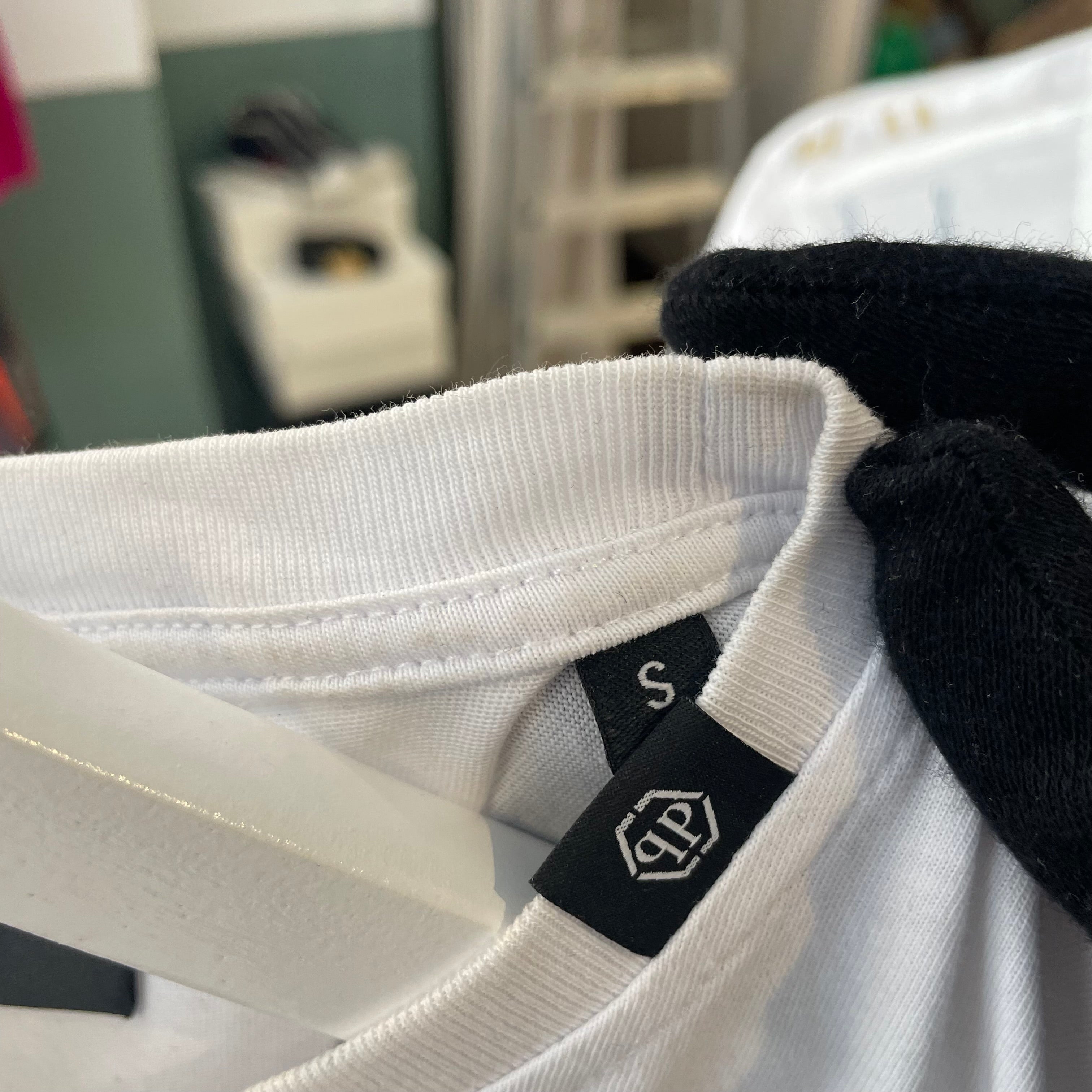 Camiseta Philipp Plein - Diseño Coche y Llamas de Fuego - Talla S